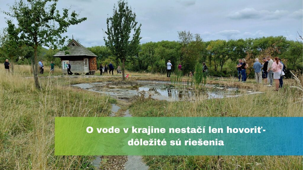 Vodozádržné opatrenia pre odolnejší región